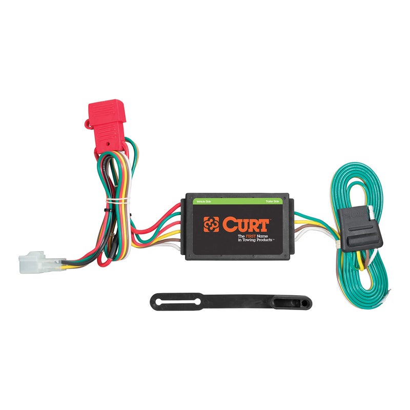 CURT 55370 Vehicle-Side Custom 4-Pin Trailer Wiring Harness, Compatible with Select Forester, Legacy, Outback, Tribeca, B9, Impreza WRX Wagon - Image 1